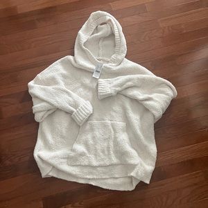La hearts Sherpa hoodie